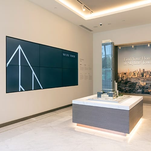 skyline sales gallery large wall displays